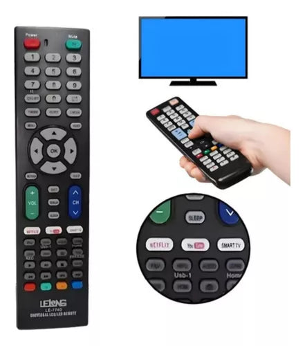 Kit 10 Controle Remoto Universal Smart Tv Todas As Marcas