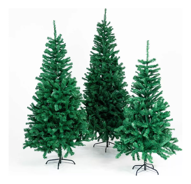 Árvore De Natal Pinheiro Grande Luxo Cheia Premium 2.10m 1200 Galhos Verde Tradicional Luvinco