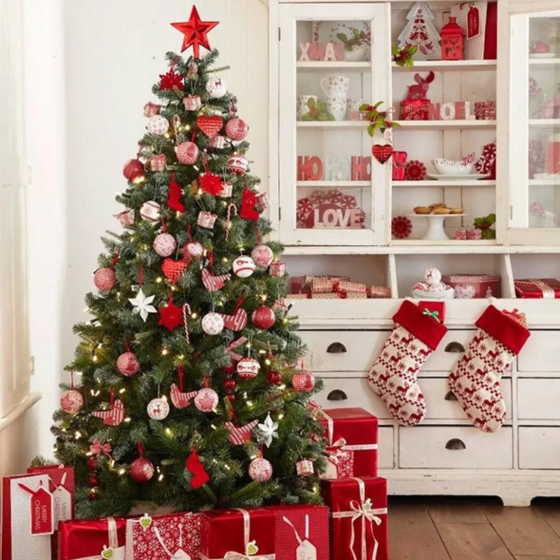 Árvore De Natal Pinheiro Grande Luxo Cheia Premium 2.10m 1200 Galhos Verde Tradicional Luvinco