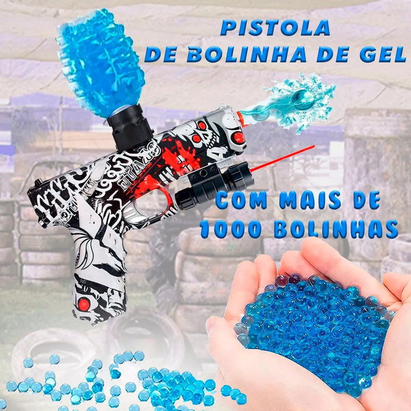 Lançador de brinquedo Bolinha De Gel Orbeez Pistola Automática