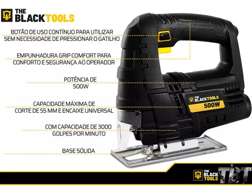 Serra Tico Tico Profissional 500w 3000 Gpm Bst500 110v