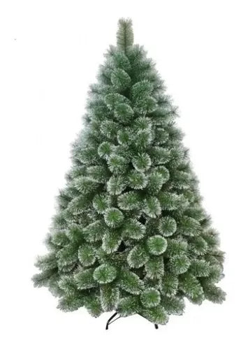 Árvore De Natal Pinheiro C/ Neve Luxo 1,5m 260 Galhos A0615m Cor Verde A0615M