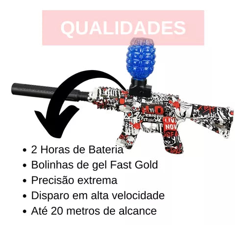 Kit 6 UND Lançador AK-47 & M4 (+ 30.000 bolinhas)