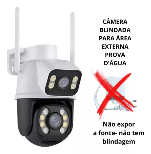 Camera Segurança Externa Lente Dupla Rastreamento Zoom A28b