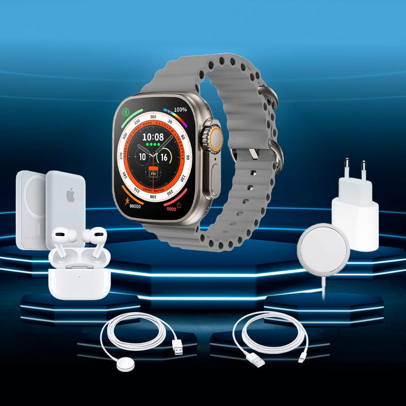 Kit Smartwatch 8 Ultra - 7 em 1