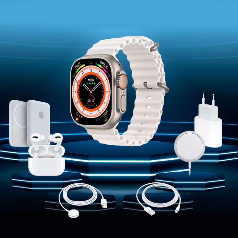 Kit Smartwatch 8 Ultra - 7 em 1