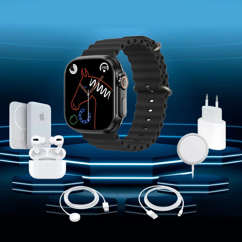 Kit Smartwatch 8 Ultra - 7 em 1