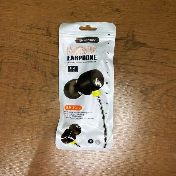 Fone de Ouvido Music Earphone - Bommax BM - F302