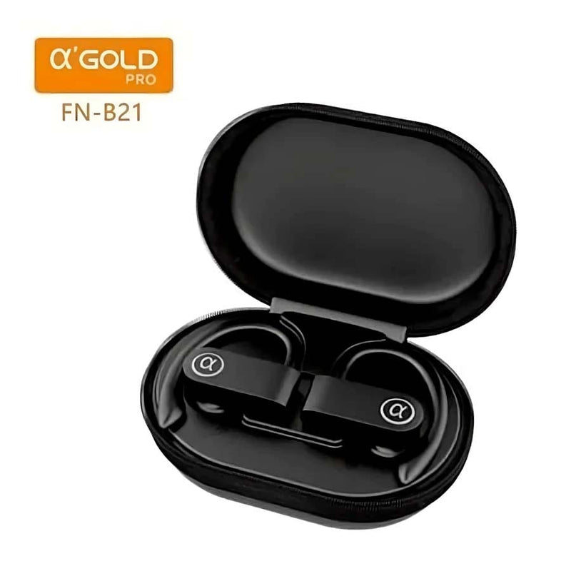 Fone de Ouvido Bluetooth Tws com Alça de Orelha para Esportes In-Ear a'Gold