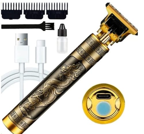 kit com 10 Maquina Profissional para Barba e Cabelo 3 em 1