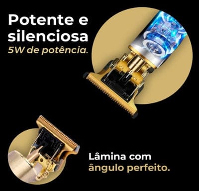 kit com 10 Maquina Profissional para Barba e Cabelo 3 em 1