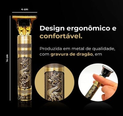 kit com 10 Maquina Profissional para Barba e Cabelo 3 em 1