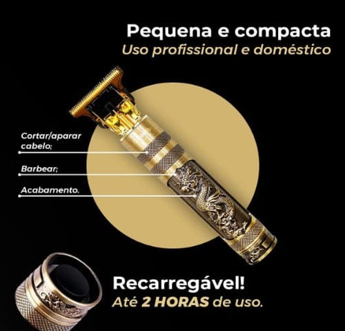 kit com 10 Maquina Profissional para Barba e Cabelo 3 em 1