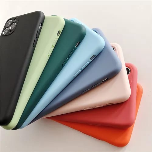 KIT 200 Capinhas Silicone Atacado Para Samsung, Xiaomi e iPhone