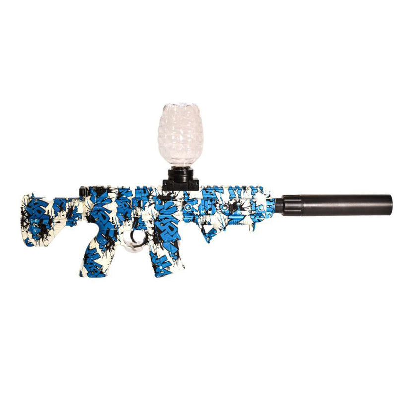 Lançador Rifle de Gel M416 Orbegel Azul com Branco