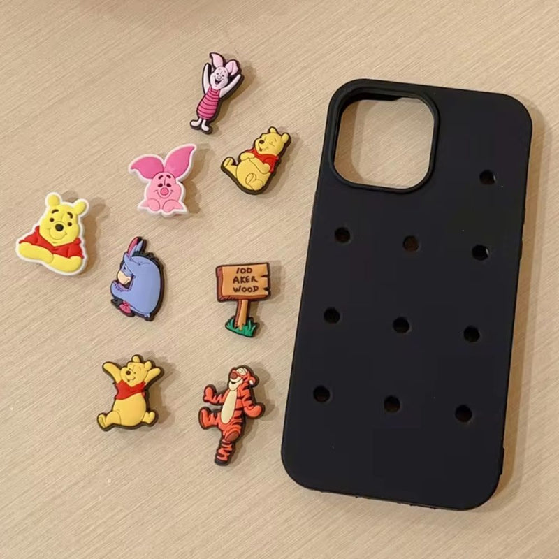 Capinha de Silicone Diy Stickers 3D