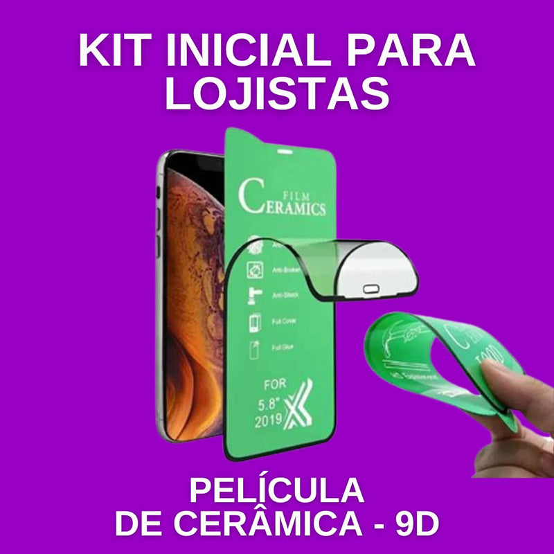 Kit com 400 Películas de Cerâmica 9D