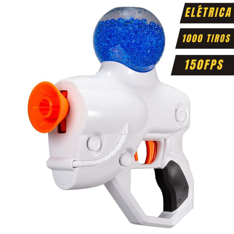 Pistola de Gel Elétrica Automática Galaxy Aquanut Branca