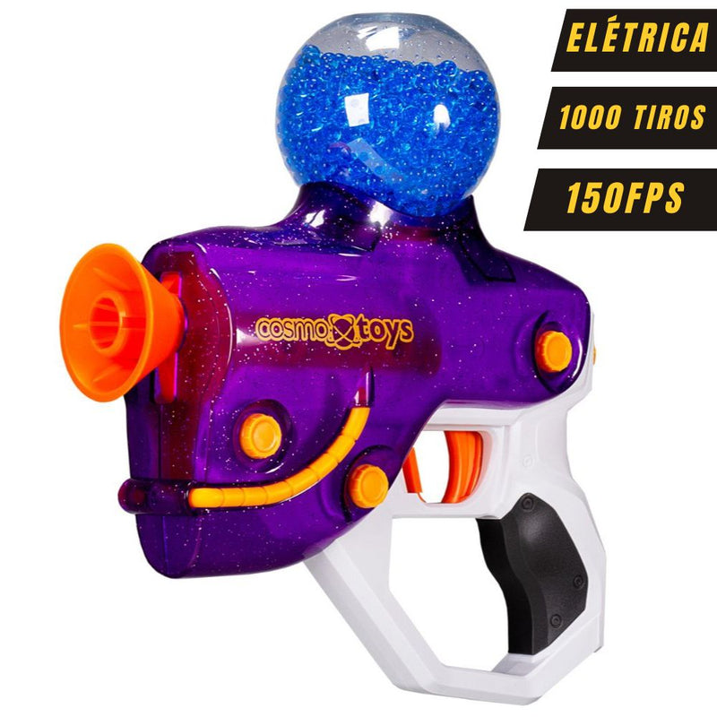 Pistola de Gel Elétrica Galaxy Aquanut Roxa